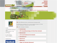 Tablet Screenshot of lohnunternehmen-bramberger.com